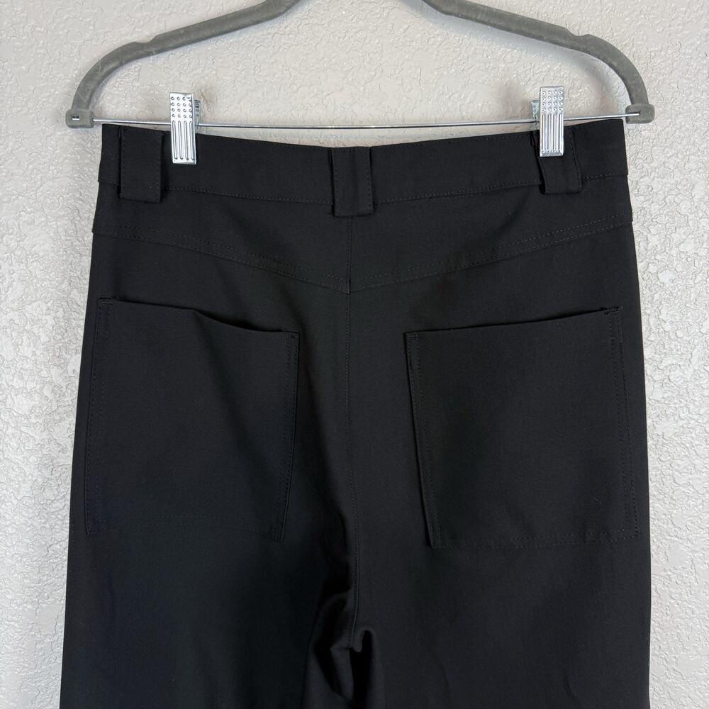 Zara NWT Wide Leg High Rise Black Trouser Pants M - Office, Casual, Versatile - Picture 7 of 12